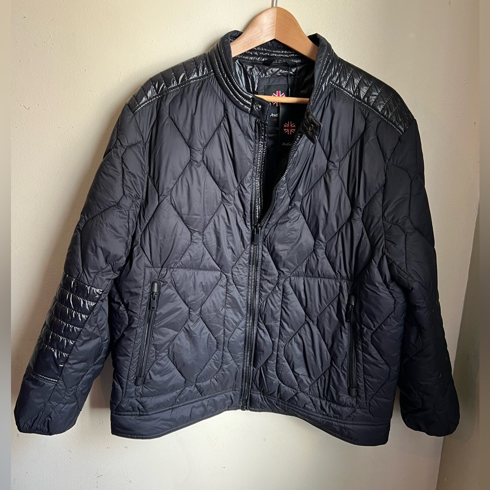 ANTHONY OF LONDON women’s Black Quilted Jacket